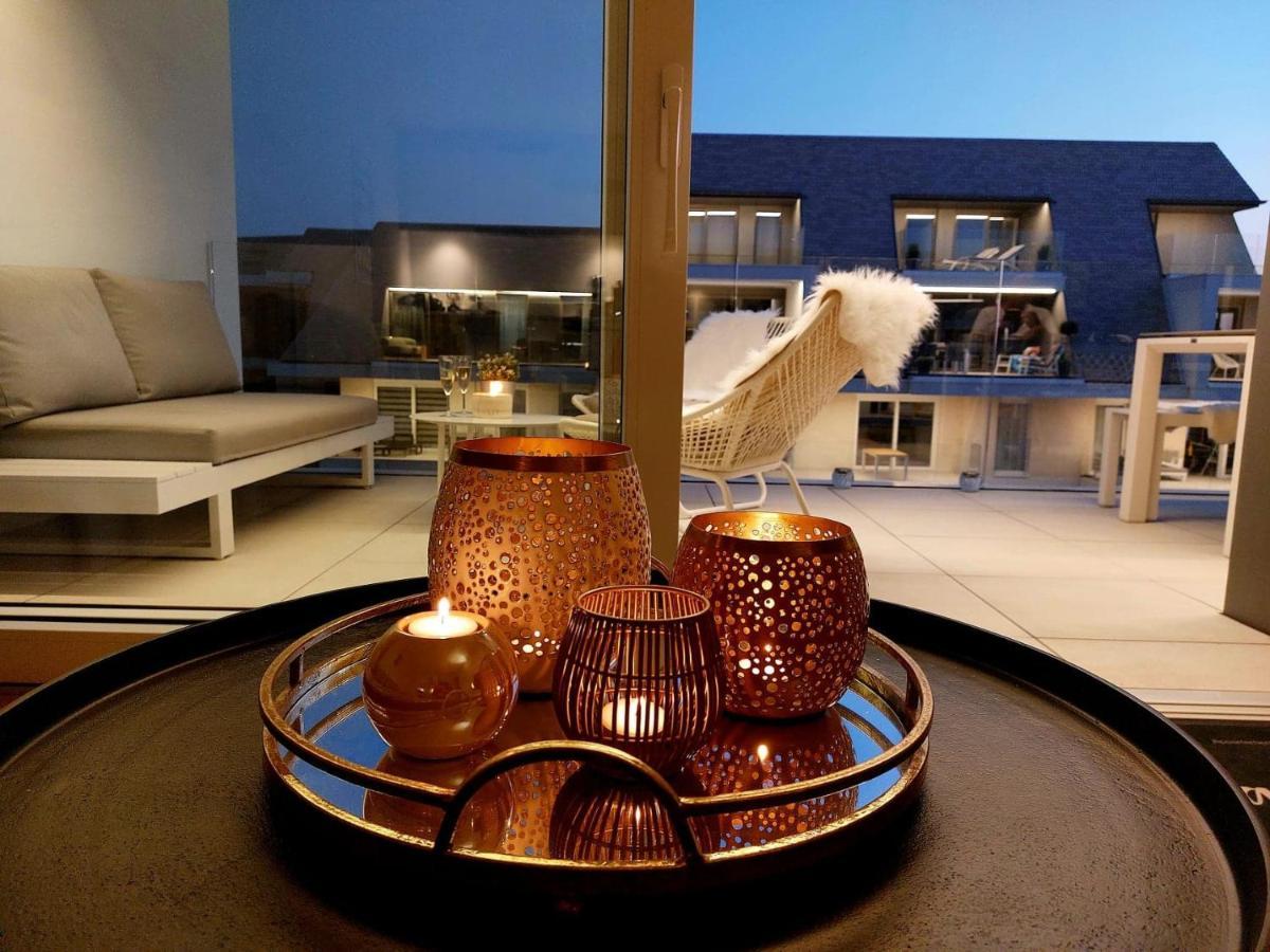 Villa Creole 0308 Luxe Appartement Met Verwarmd Zwembad Nieuwpoort Jachthaven 外观 照片