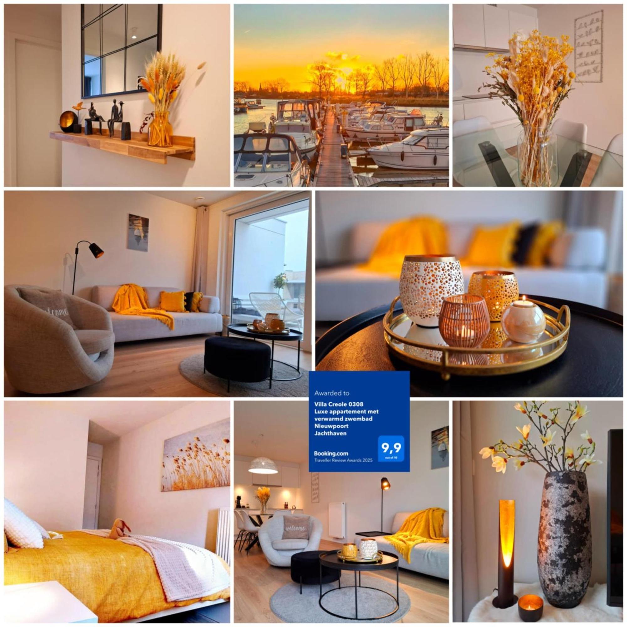 Villa Creole 0308 Luxe Appartement Met Verwarmd Zwembad Nieuwpoort Jachthaven 外观 照片
